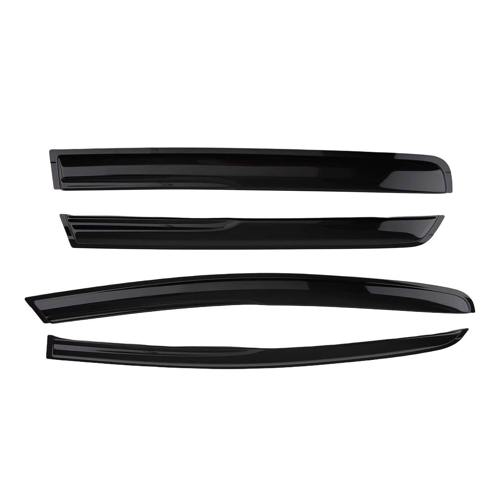 Set of 4 Side Wind Deflectors for Honda Jazz (2015–2020)