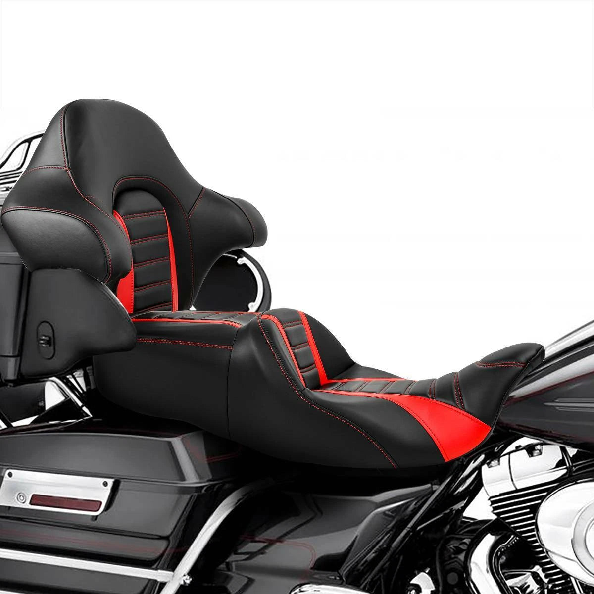 Driver Passenger Seat & Backrest for Harley Road Glide (2014–2023)