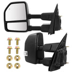 Pair of Power Heated Turn Signal Light Mirrors for F250 (2017–2019)