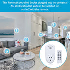 1/5 Pack Wireless Power Switch Mains Sockets Remote AU Plug