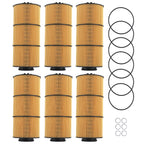 Engine Oil Filter Kit for Detroit Diesel Western Star (6-Pack)