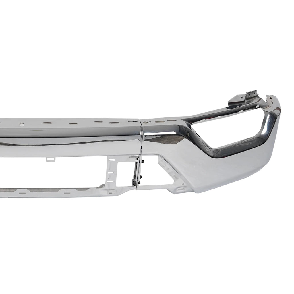Front Bumper Face Bar Chrome for Ford F-150 (2021–2023) W/Fog Hole