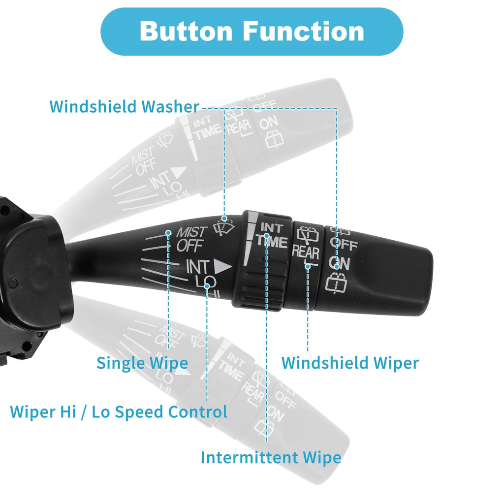 Windshield Wiper Control Switch for Honda Odyssey (2005–2007) No. 35256SHJA01