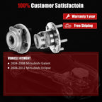 Set of 4 Wheel Hub Bearing Assemblies for Mitsubishi Eclipse Galant (2004–2012)