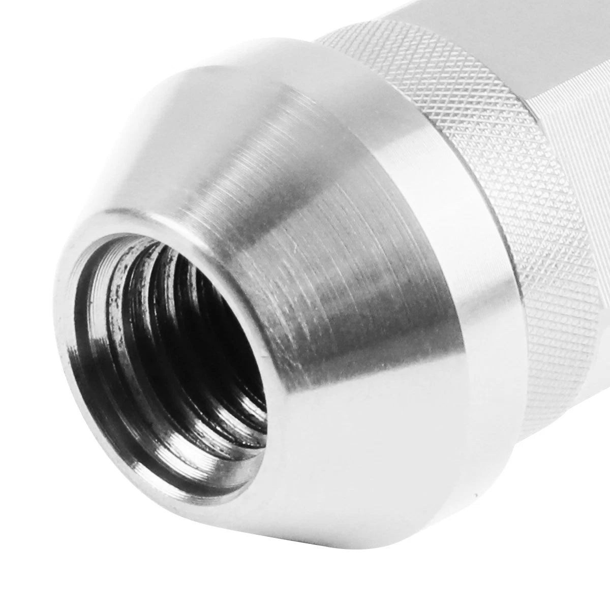 Set of 20 J2 7075 Forged Aluminum M12X1.5 Open-End Lug Nuts for Universal
