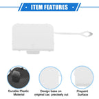 Bumper Tow Hook Cover for Mercedes-Benz C300 W204 2008-2011 White
