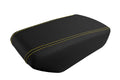 Leather Console Lid Armrest Cover for Nissan Maxima (2016–2021) Yellow Stitch