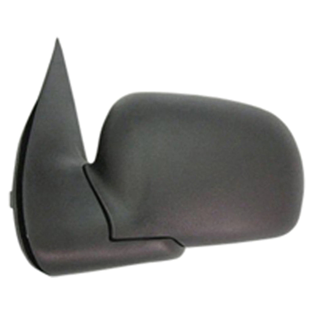 Replacement Textured Driver Power Door Mirror w/o Heated Glass w/Puddle Lamp