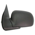 Replacement Textured Driver Power Door Mirror w/o Heated Glass w/Puddle Lamp