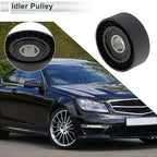 Drive Belt Idler Pulley for Porsche Cayenne (2011-2018) Black 1 x Piece