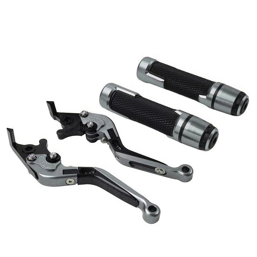 Folding Titanium Brake Clutch Lever Grip Set for Yamaha FJR XJR 1300 (2001-2018)