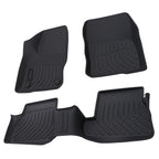 All Weather Floor Mats Liner TPE for Ford Focus (2012–2018) Black