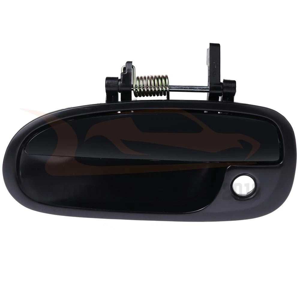 Front Exterior Door Handle for Honda (1996-2000) Left Driver Side Black