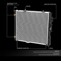 OE Aluminum Core Radiator DPI 453 for Mercedes-Benz 300E 300CE 300TE (1986–1993)