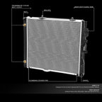 OE Aluminum Core Radiator DPI 453 for Mercedes-Benz 300E 300CE 300TE (1986–1993)