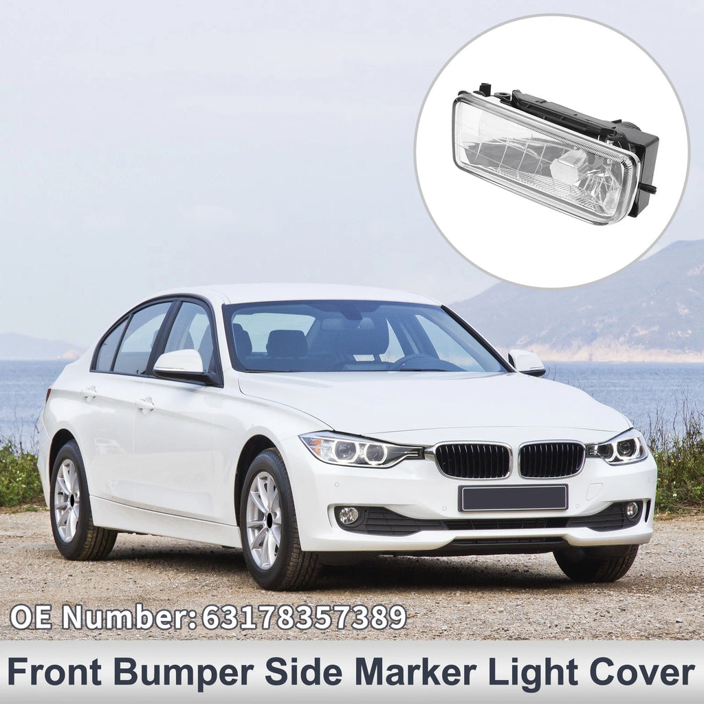 Left Front Bumper Side Marker Light Cover for BMW 3 Series (No. 63178357389)