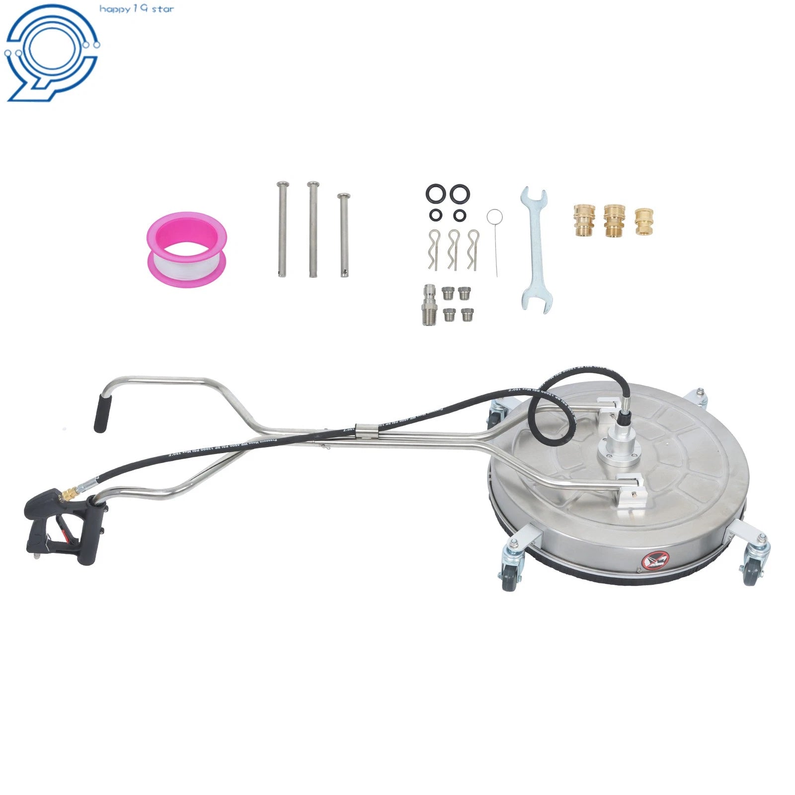 24" Pressure Washer Surface Cleaner for Concrete