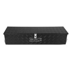 Aluminum Black Pickup Trunk Bed Tool Box for Trailer Storage (39" X13" X10")