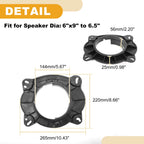 2X Speaker Spacer Ring Adapter for Toyota Camry (2006–2017)