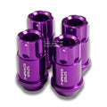Set of 4 NRG M12X1.25 1.75"L Purple Lug Nut Locks for Subaru Impreza/Nissan 240SX