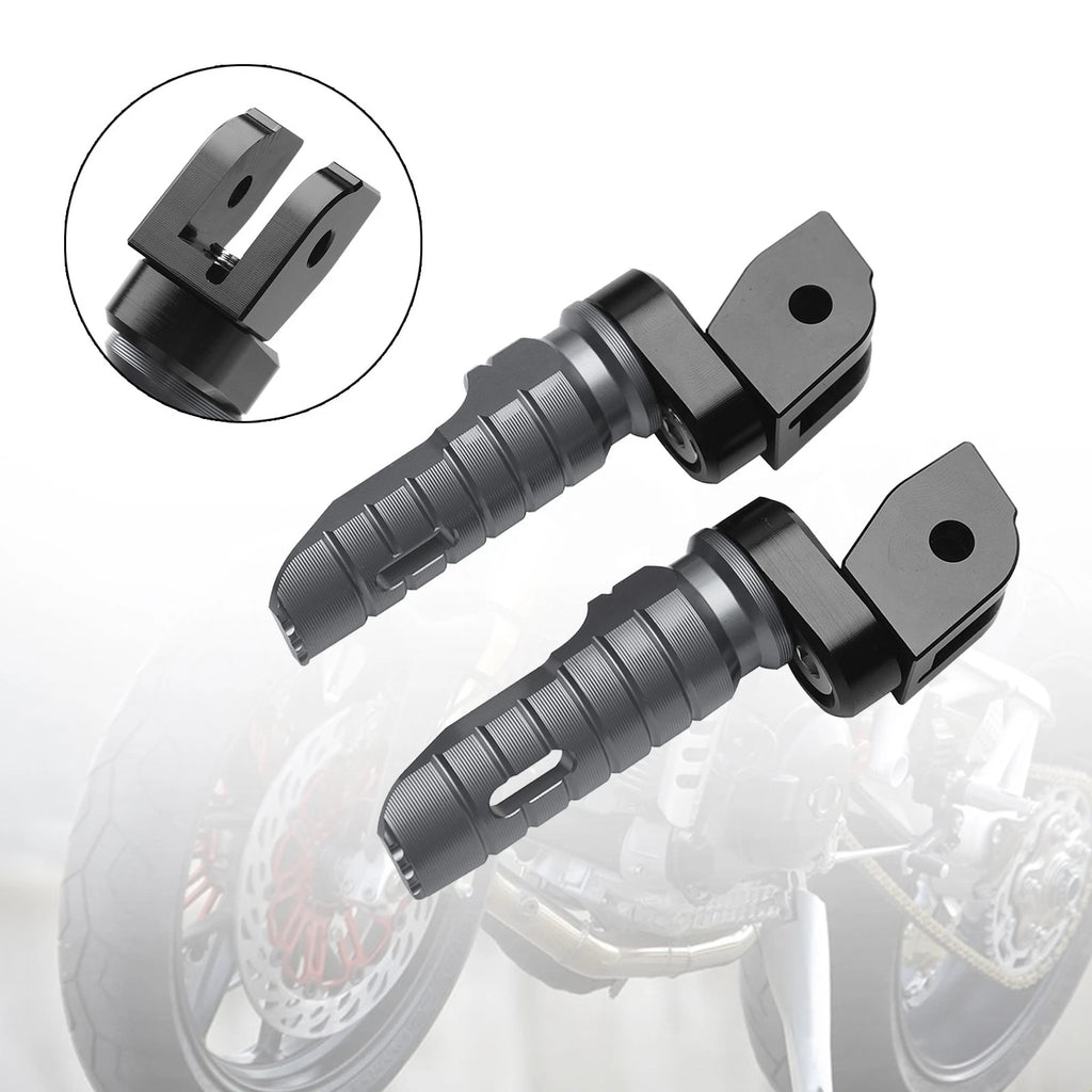 Front Footrests Foot Pegs for Ducati Multistrada 1200/1200S/1200 Enduro (2010–2019)
