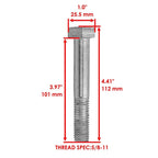 Pivot Pin Kit for Skid Steer (Forged Carbon Steel, 5/8-11 Thread)