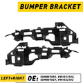 Bumper Bracket for Volkswagen GTI Golf (2015–2016) Front Driver & Passenger Side