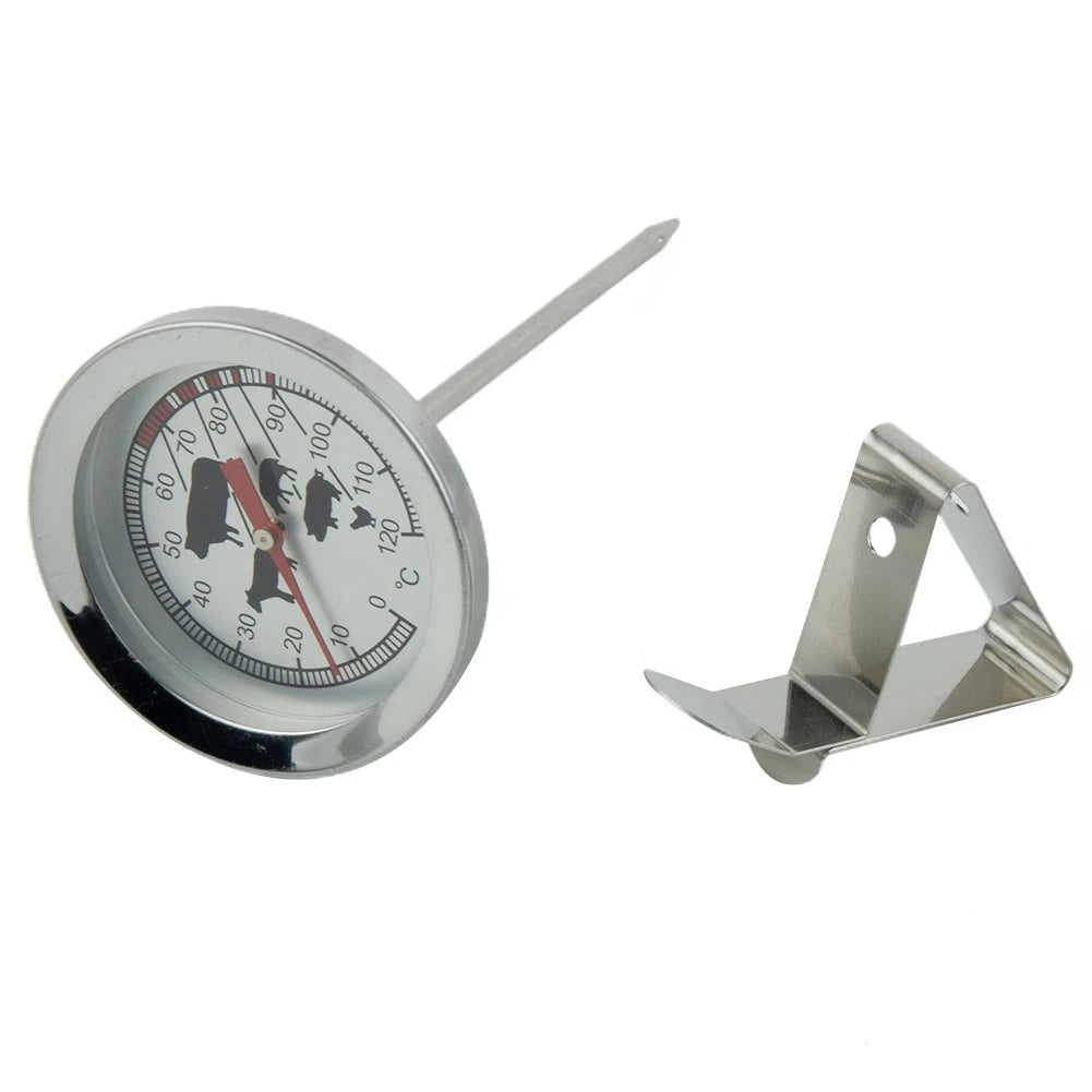 Set of 4 Heat-resistant Stainless Steel Thermometers for Baking