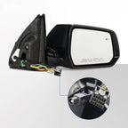 Side Mirror for Chevy Traverse (2020–2021) w/ Blind Spot, HD Camera, 12 Pins