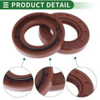 Set of 5 Oil Seal Rotary Shaft Seal FKM Rubber 25x43x7mm