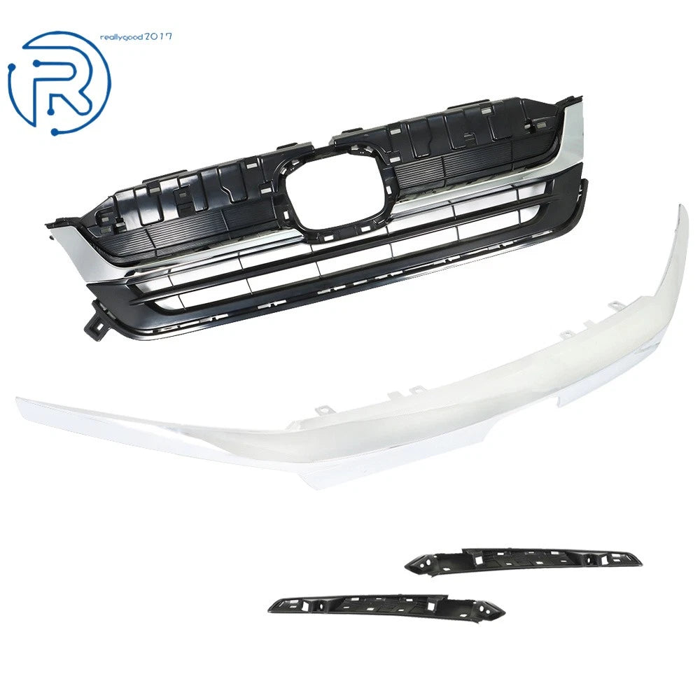 Grill with Chrome Trim for Honda Pilot (2019-2021)