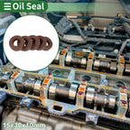 Oil Seal FKM Rubber 15x30x10mm for Various Models (5 Pcs)