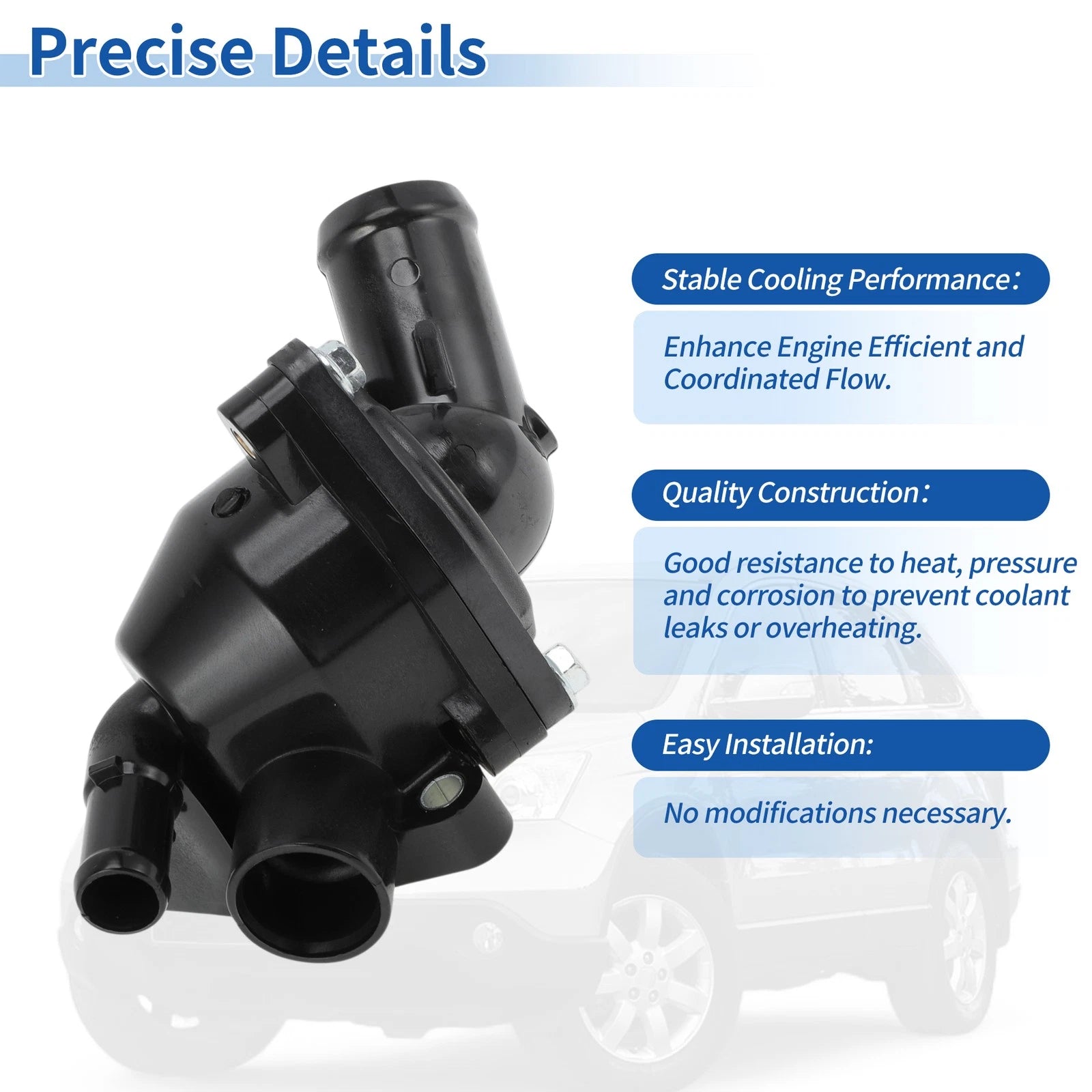 Engine Coolant Thermostat Housing Assembly for Honda CR-V, Acura RSX (2002–2006)