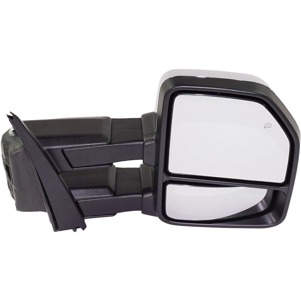 Towing Mirror for Ford F-150 (2015–2018) RH Power Heated Chrome Signal Light