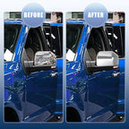 Chrome Rearview Mirror Cover Caps for Ford F150 (2015–2023)