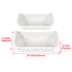 Freezer Baskets Organizer Bins for Frigidaire Chest Freezer (24-1/2")