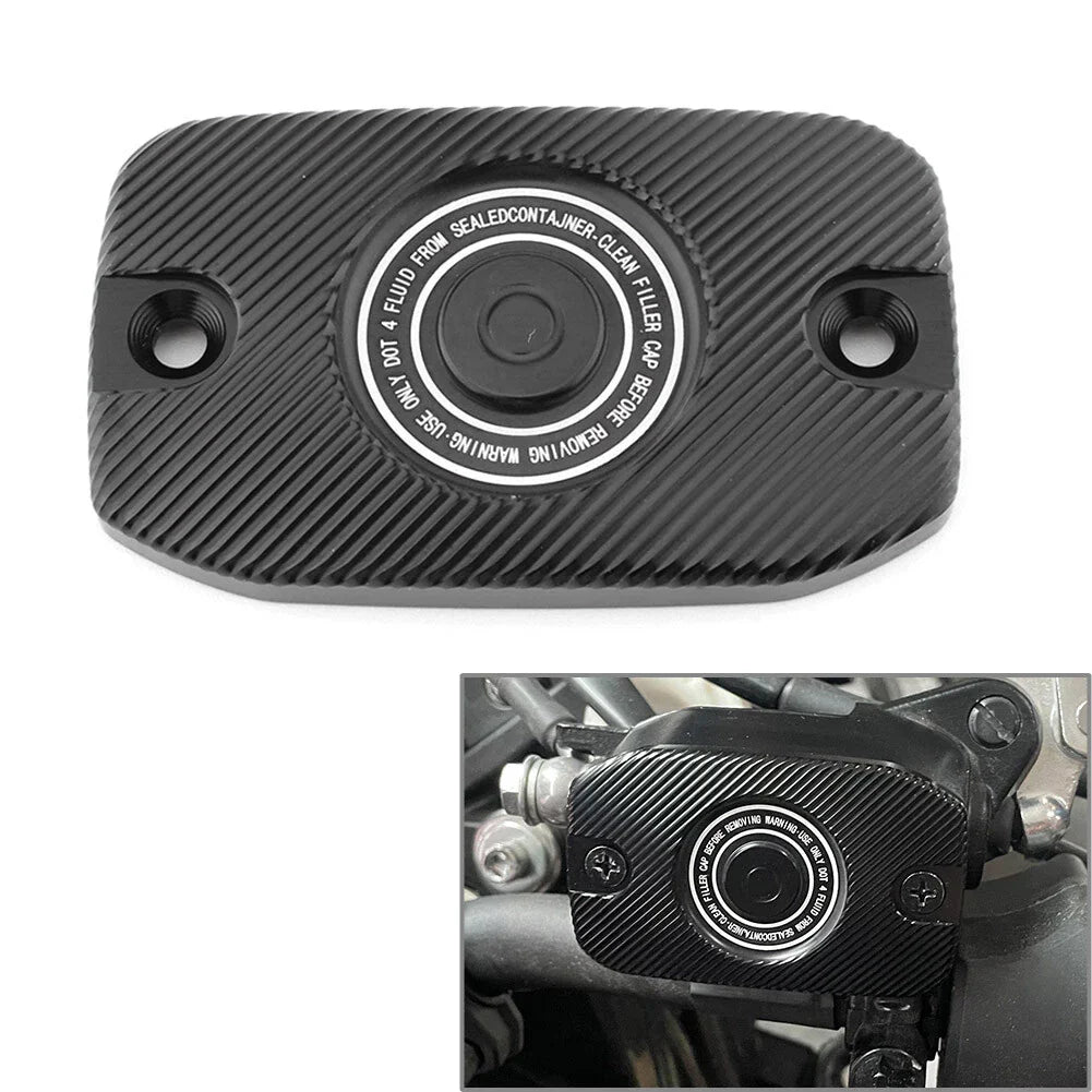 Brake Front Reservoir Master Cylinder Cover Cap for Harley X350 (2023) Black