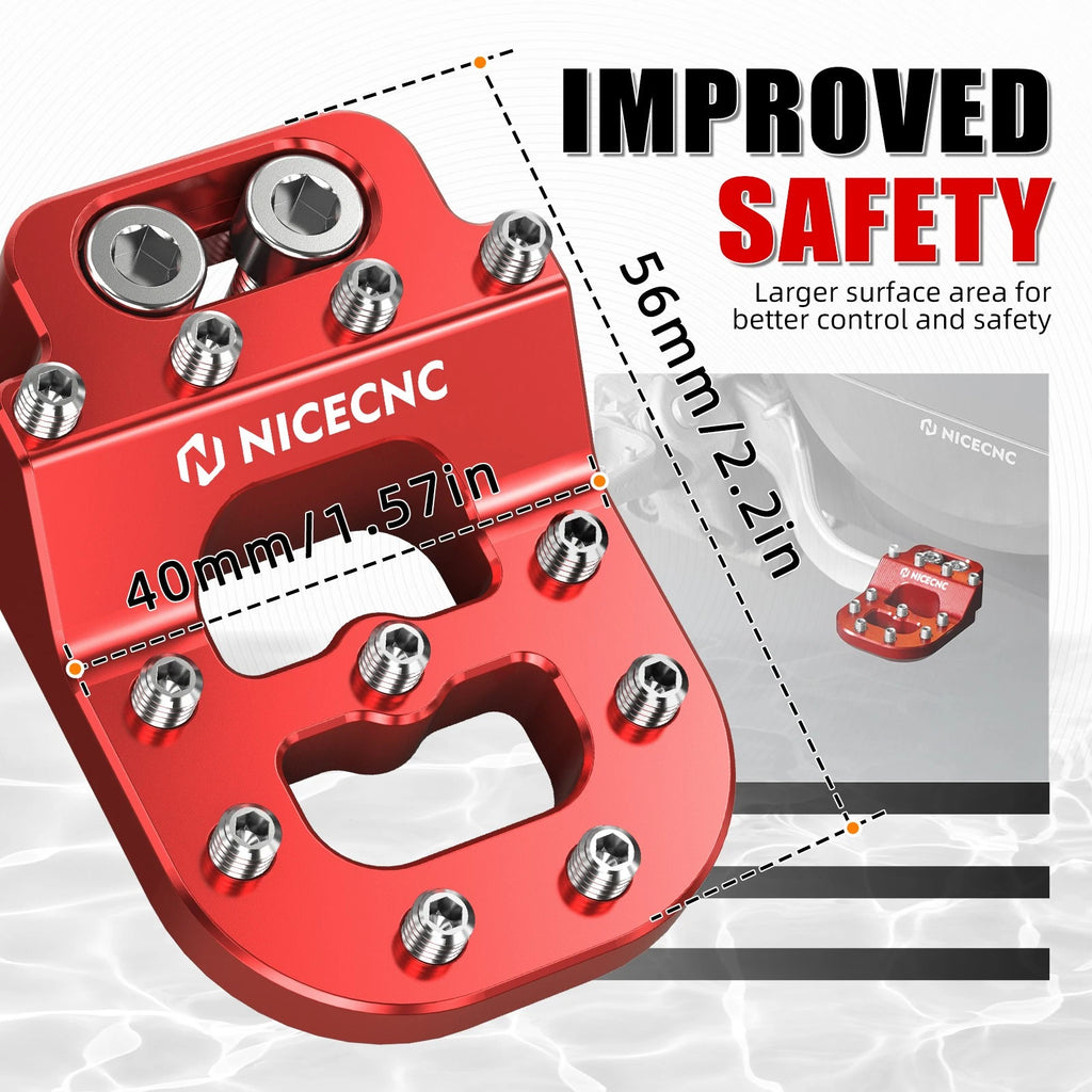 Brake Pedal Tip Pad for Gas Gas EC250 EC300 XC250 XC300 (2018–2020)