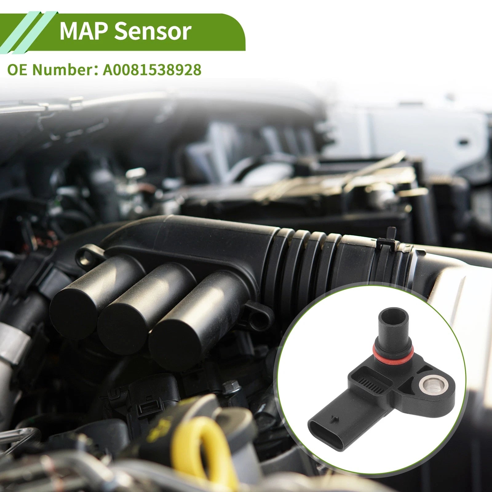 Manifold Pressure Sensor A0081538928 for Mercedes-Benz GLC300 (2016–2019)