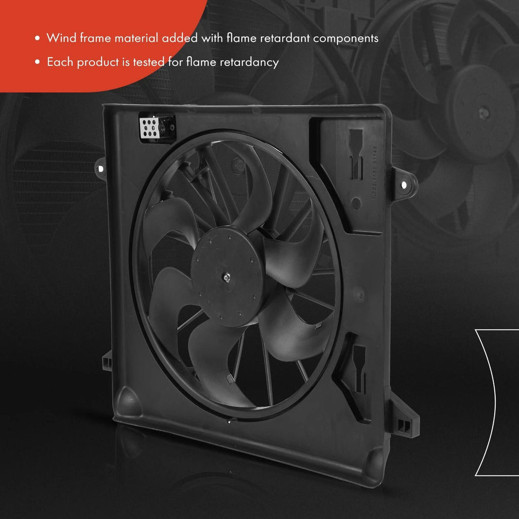 Cooling Fan Assembly with Shroud for Jeep Wrangler JK (2007–2011)