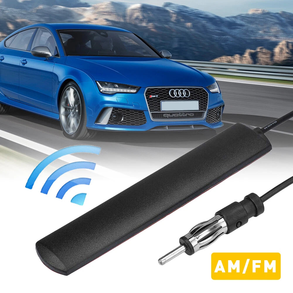 Hidden Amplified Antenna for Universal Automobile Car (AM/FM Radio)
