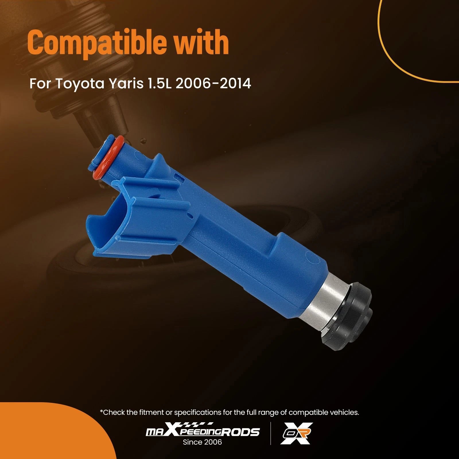 Fuel Injector Kit for Toyota Yaris 1.5L (2006–2012) 4 PCS