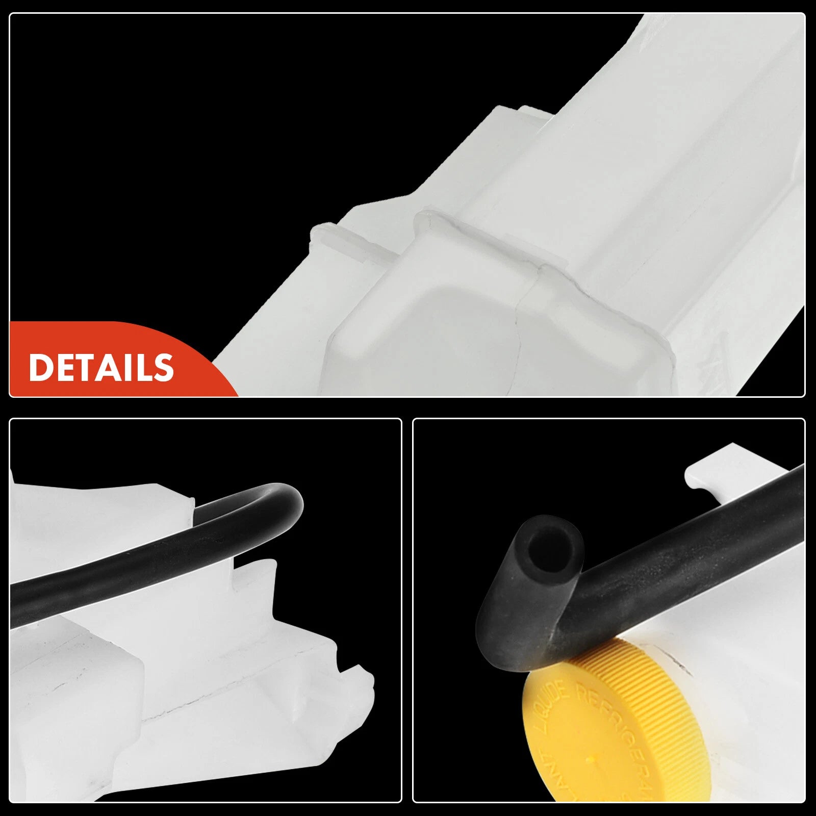 Coolant Expansion Tank with Cap & Hose for Nissan Versa (2012–2019)