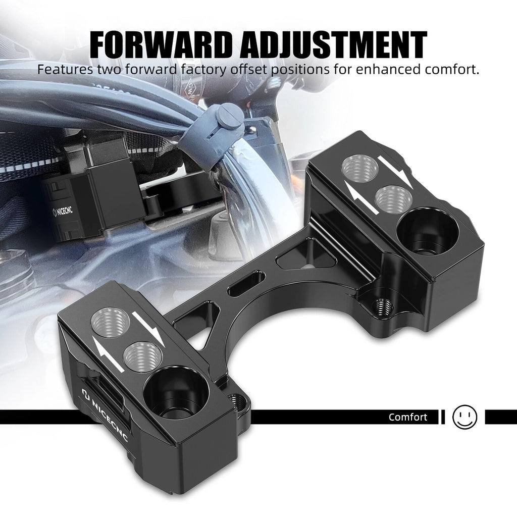 1" Handlebar Riser Steering Stabilizer Bracket for Husqvarna Norden 901 (2022–2023)