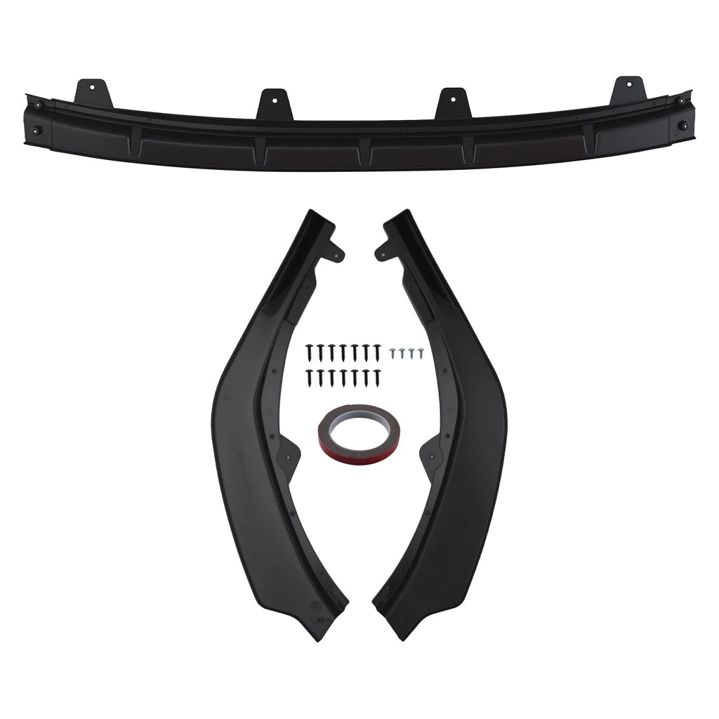 Front Lip Spoiler for Toyota Camry SE XSE (2021–2024) Black Red Sport