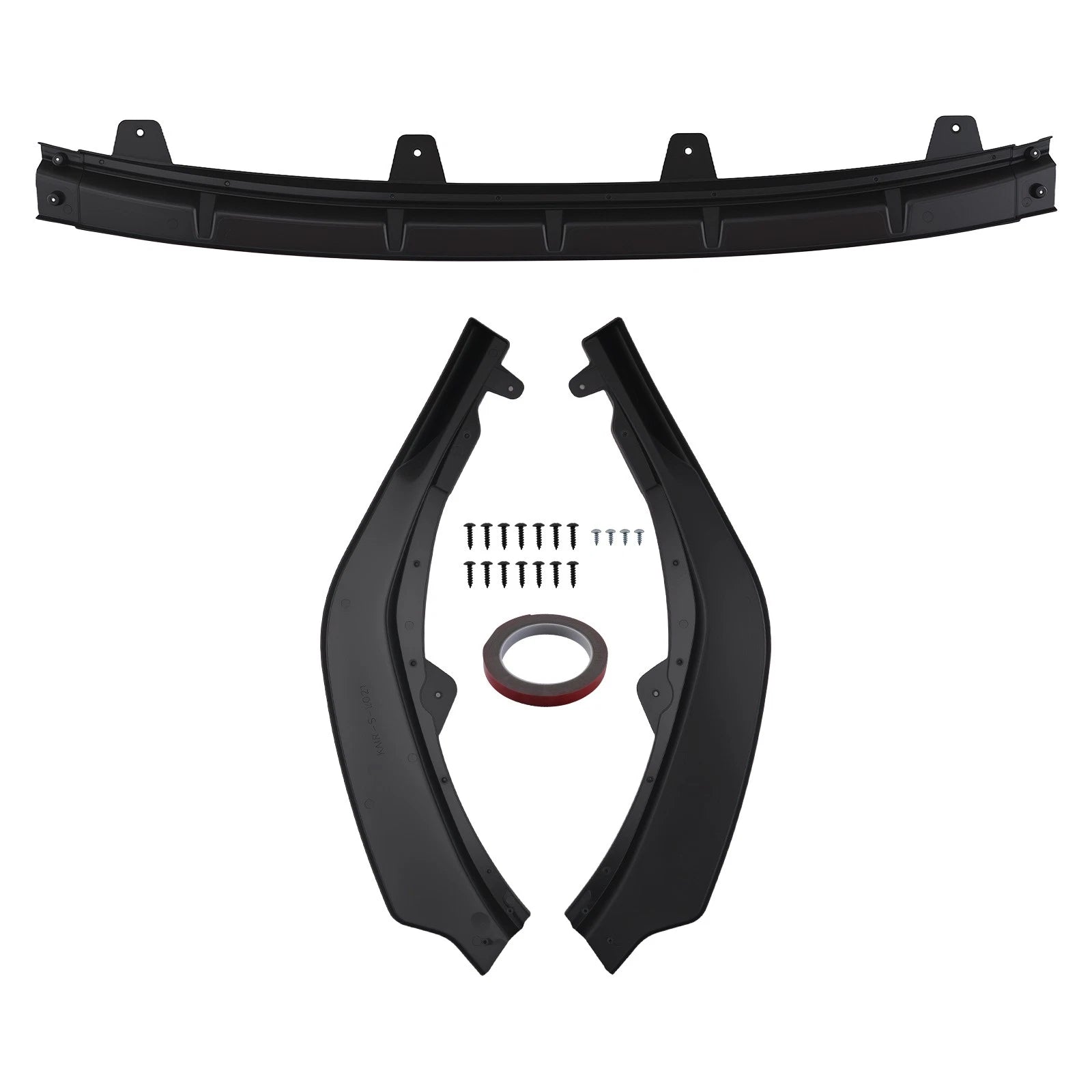 Front Lip Spoiler for Toyota Camry SE XSE (2021–2024) Black Red Sport