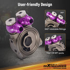 360° Rotatable Oil Filter Adapter for Thermostat M20 3/4-16 (2018–2024)