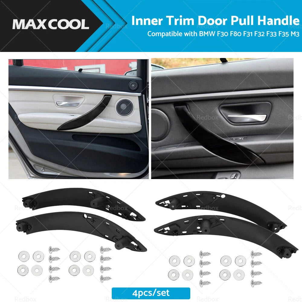 4X Inner Trim Door Pull Handle for BMW F30 F80 F31 F32 F33 F35 M3 (2012–2019)
