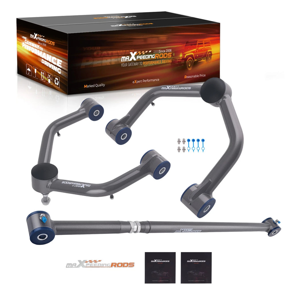 2-4" Lift Upper Control Arms + Adjustable Track Bar for GMC Yukon Tahoe (2000–2006)