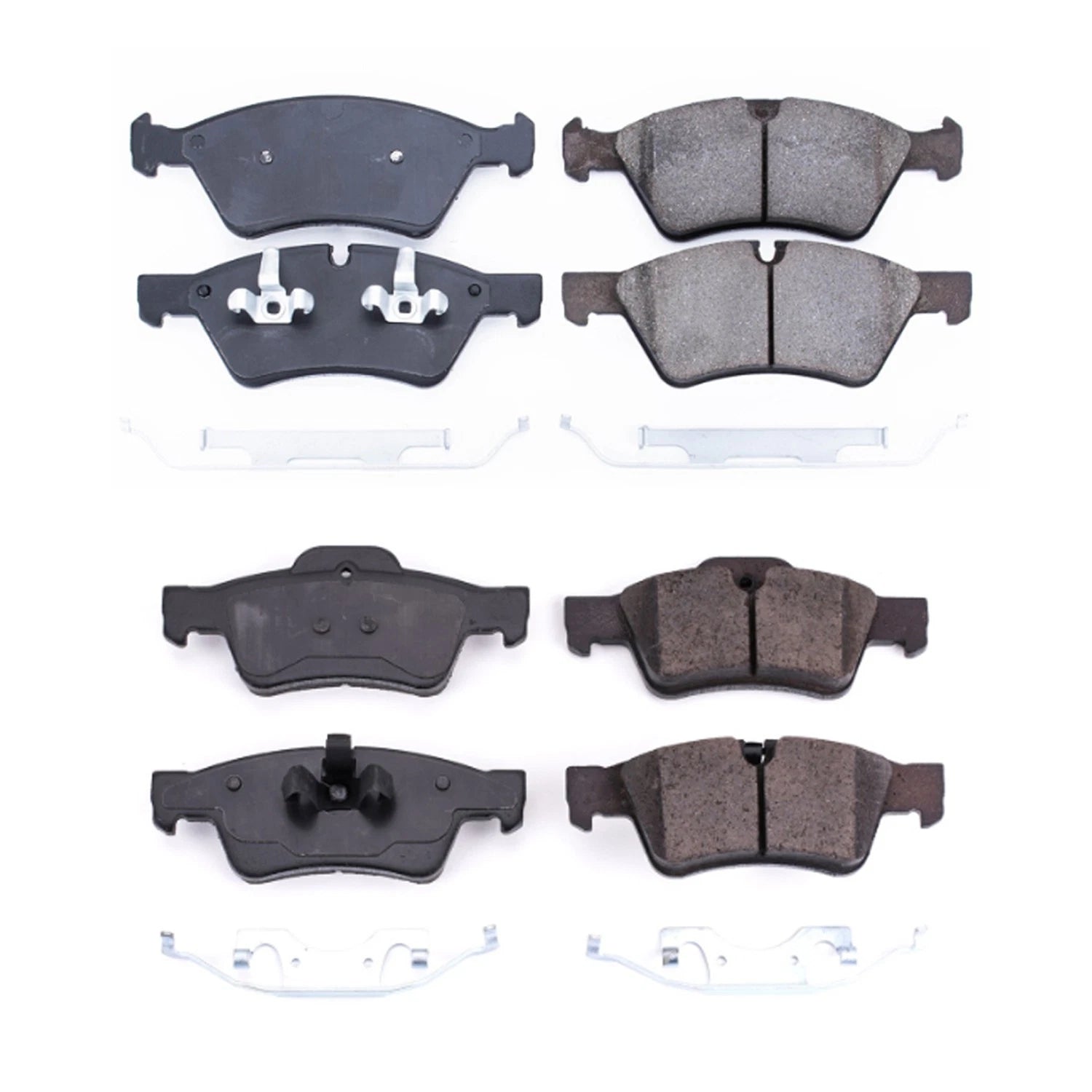 PowerStop Front & Rear Carbon Fiber Ceramic Brake Pads Kit for X164 GL350 (2007–2012)